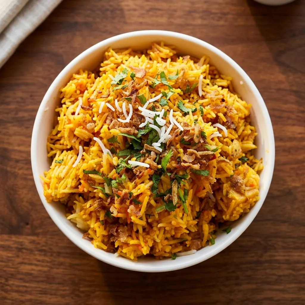 Chicken biryani at Sweet-Chili Authentic Indian Restaurant on 153 Ave NW Edmonton